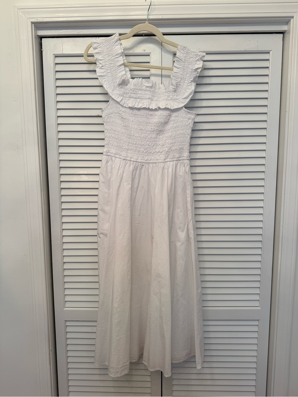 Aritzia White Off the shoulder Wilfred dress Medium